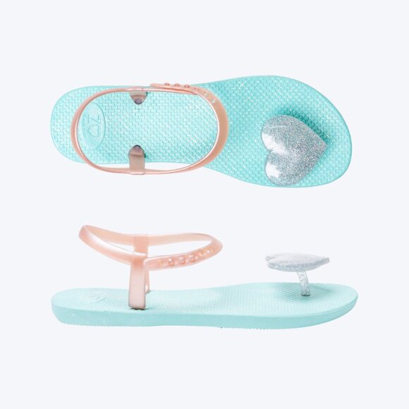 ZHOELALA – Sandals Comfort "BIG LOVE" • Minty Love - Picture 1 of 10